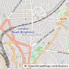 Map of Brighton, East Sussex