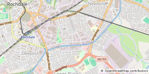 Map of Rochdale