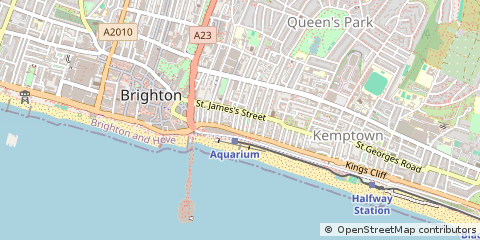 Map of Brighton, East Sussex