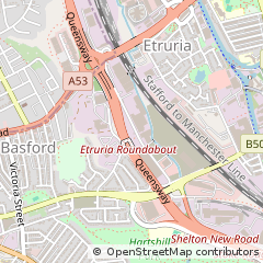 Map of Stoke-on-Trent