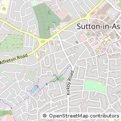 Map of Sutton-in-Ashfield