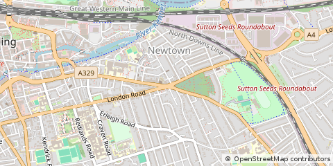 Map of Reading