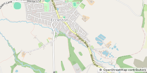 Map of Chorley, Lancashire