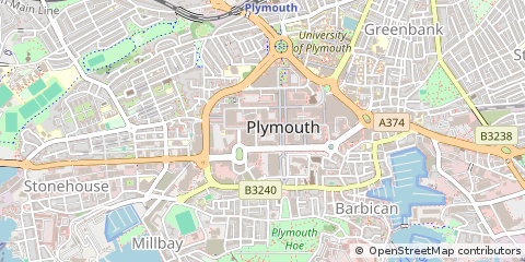 Map of Plymouth