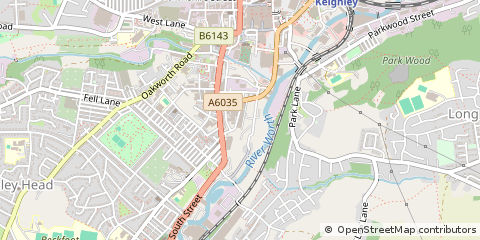 Map of West Yorkshire