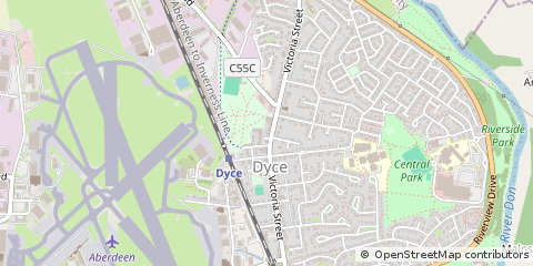 Map of Aberdeen