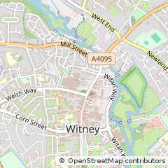 Map of Witney, Oxon