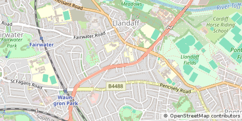 Map of Cardiff
