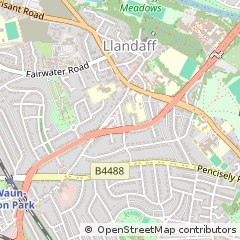 Map of Cardiff