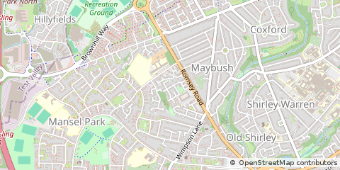 Map of Southampton