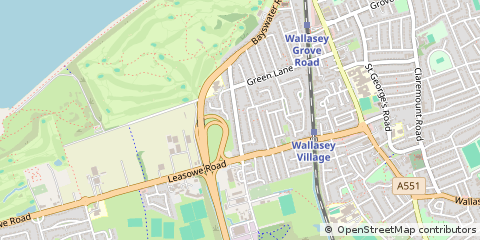 Map of Wallasey