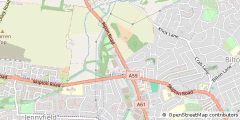 Map of Harrogate, North Yorkshire