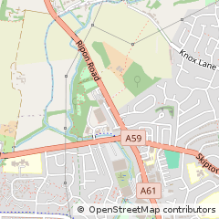 Map of Harrogate, North Yorkshire