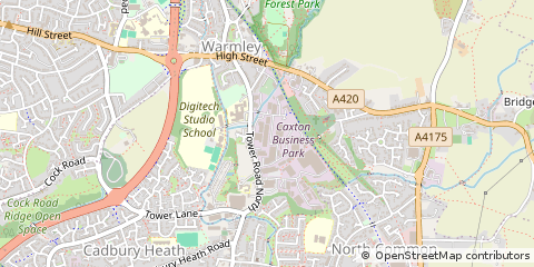 Map of Bristol
