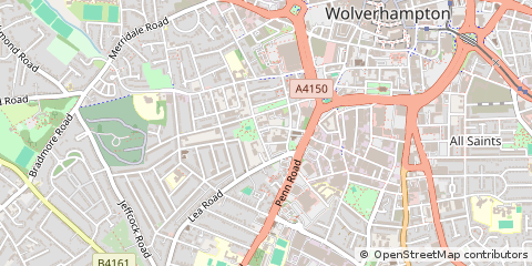 Map of Wolverhampton