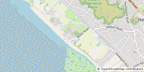 Map of Wirral, Merseyside