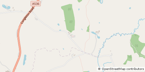 Map of Congleton, Cheshire