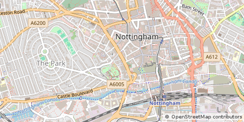 Map of Nottingham