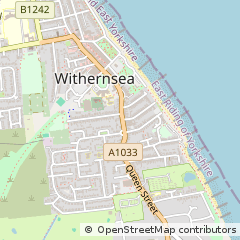 Map of Withernsea, East Yorkshire