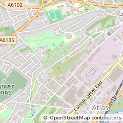 Map of Sheffield