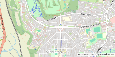 Map of Leeds, West Yorkshire