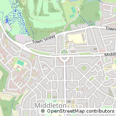 Map of Leeds, West Yorkshire