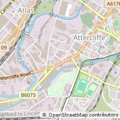 Map of South Yorkshire
