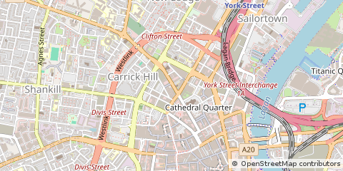Map of Belfast