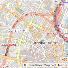 Map of Belfast