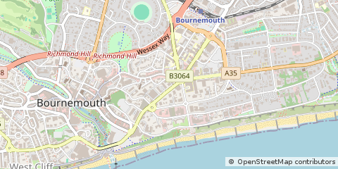 Map of Bournemouth
