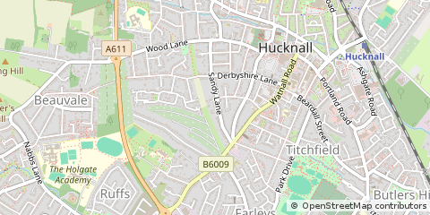 Map of Nottingham