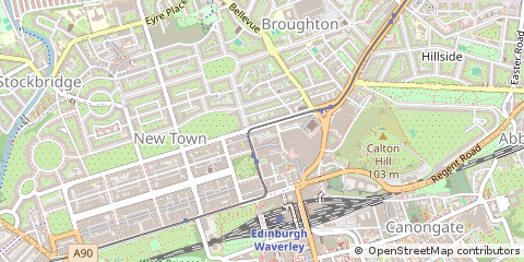 Map of Midlothian