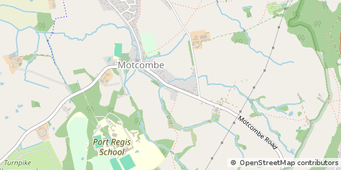 Map of Shaftesbury Salisbury, Wiltshire