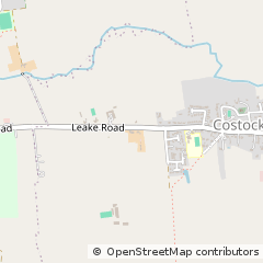 Map of Loughborough, Leicestershire