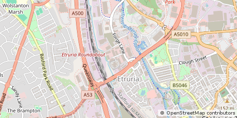 Map of Stoke-on-Trent