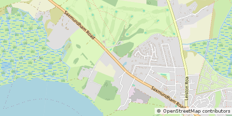 Map of Aldeburgh, Suffolk