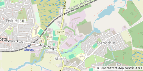 Map of Lanarkshire