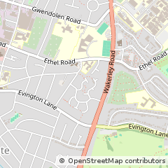 Map of Leicester
