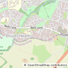 Map of Birmingham, West Midlands