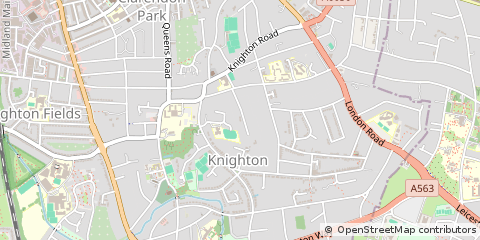 Map of Leicester