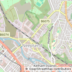 Map of Sheffield