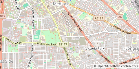 Map of Manchester