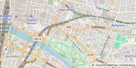 Map of Glasgow