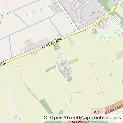 Map of Park Farm Hotel, Norwich Road, Hethersett, Norwich