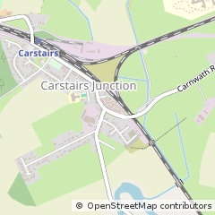 Map of Lanark, Lanarkshire