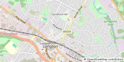 Map of Stoke on Trent