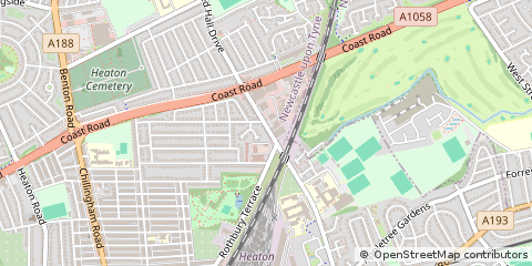 Map of Newcastle Upon Tyne
