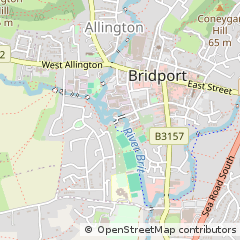 Map of Bridport, Dorset