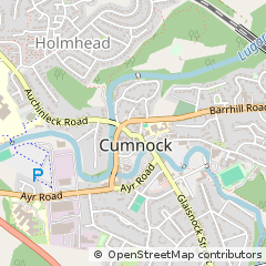 Map of Cumnock, Ayrshire