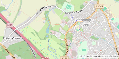 Map of Ashford, Kent